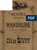 Sivry Methode Elementaire de Mandoline