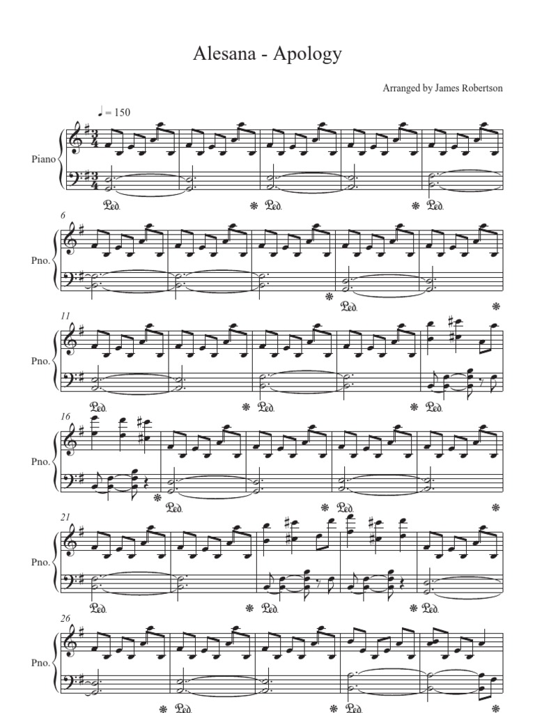 Alesana Piano Sheet Music Music Sheet Collection