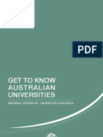 Get to know australian universities