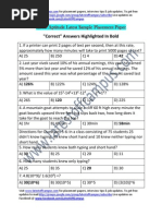 ISRO Sample Aptitude Placement Paper