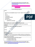 Intel Sample PROGRAMMING Placement Paper