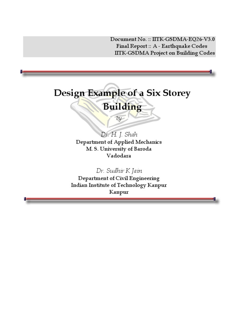 Building Design Example As Per IS 456 2000 | PDF | Beam (Structure ...