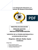 Investigacion Pedagogia Naturalista Final