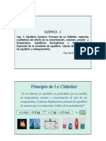 Clase Cap 3.2 Equilibrio Q - Le Chatelier Calculos