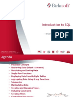 BSL SQL Training Part I