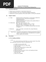 Download Lesson 9 Follow Series of Directions or Instructions Listened To by Connie Diaz Carmona SN157833358 doc pdf