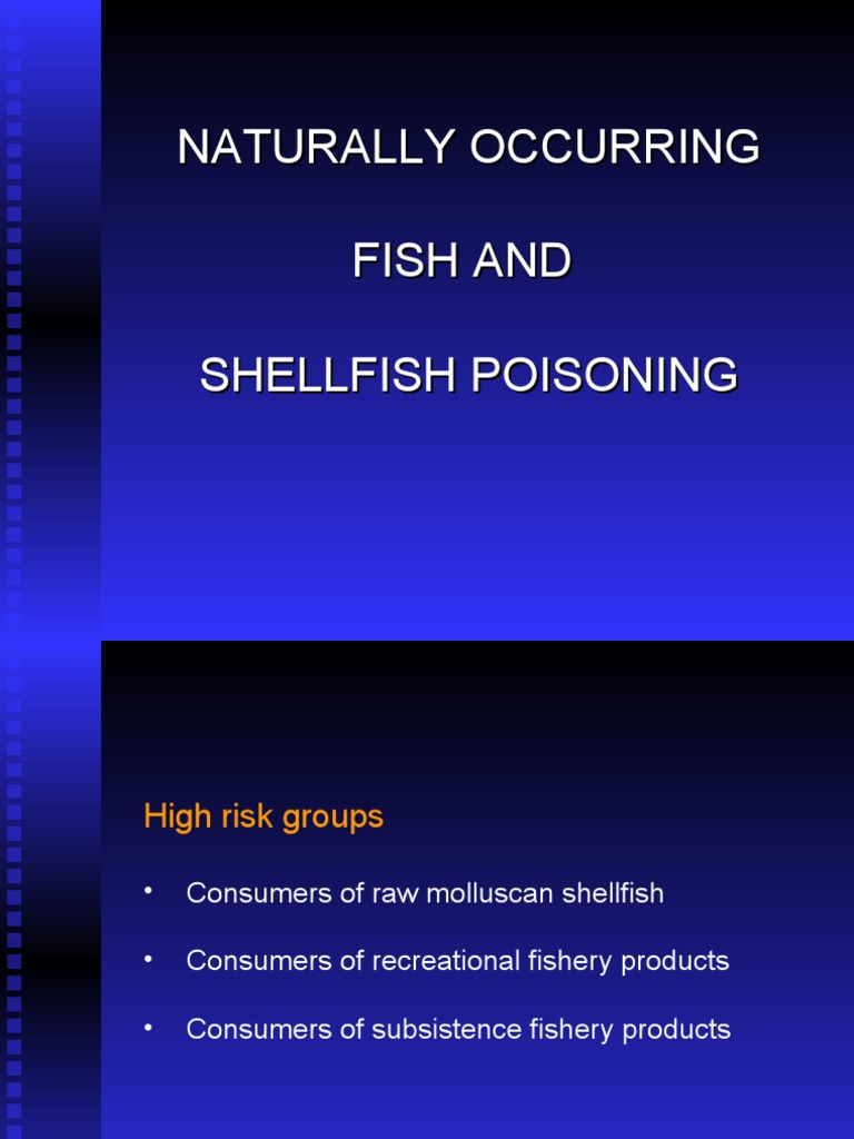 FISH & SHELLFISH POISONING Bivalvia Toxicants