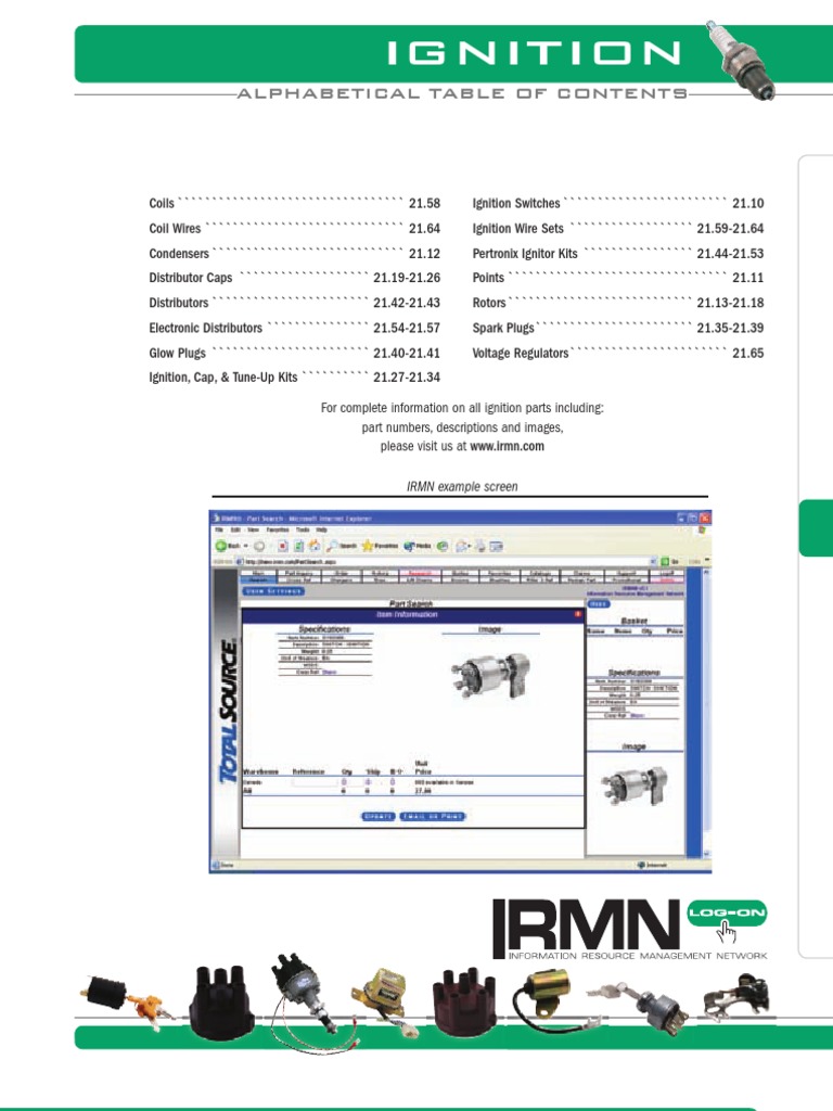 Ignition Catalogue | PDF | Systems Engineering | Engines