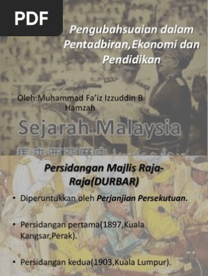 Bab 7 2 Perubahan Pentadbiran Dasar Desentralisasi Pdf