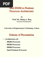 4 Intel 286 To Pentium Architecture