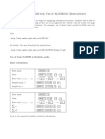 CASIO fx-85MS For Use in MATH1015 Biostatistics