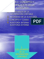 TEMA1 Concepto y Clasificacion de La Auditoria