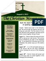 The Christian Messenger: August 4, 2013