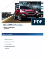Hyundai Motor Company. June 2013 Investor Presentation