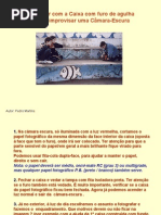 Fotografar e Câmara-Escura