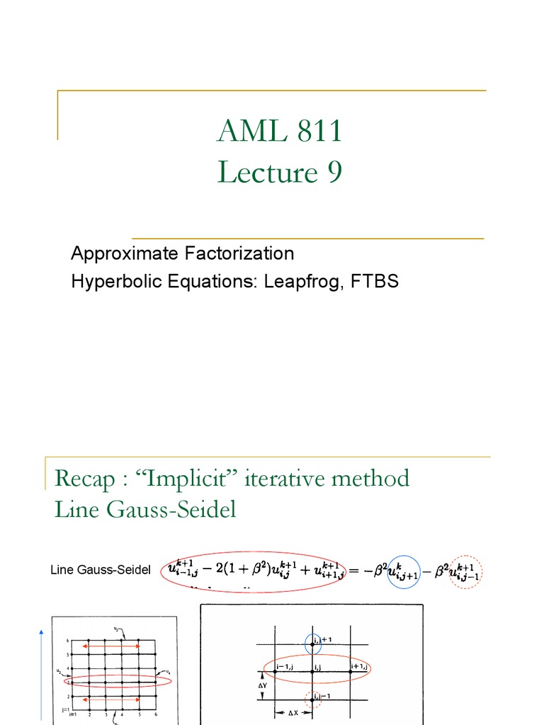 Lecture9 Hyperbolic Equation | PDF | Equations | Mathematical Analysis