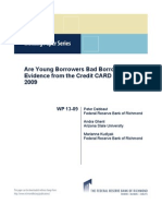 Are Young Borrowers Bad Borrowers? Evidence from the Credit CARD Act of 2009