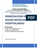 Remediacion de Aguas Residuales Hospitalarias