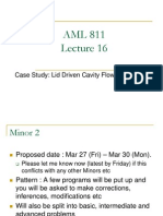 Lecture 16 Lid Driven Cavity Flow