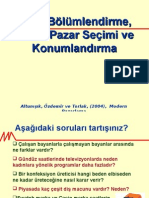 MP Bölüm 5 - Pazar Bölümleme Hedef Pazar Ve Konumlandırma