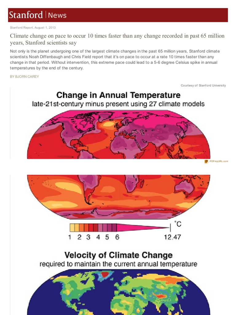 Climate Change Speed 080113 HTML | PDF | Global Warming | Climate Change