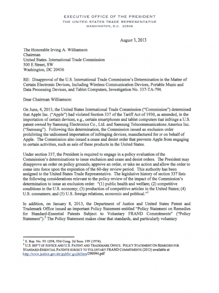 Obama Apple Letter | PDF | Home & Garden