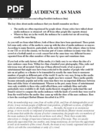 Download Mass Media Audience Research-1 by eagledev SN15790355 doc pdf