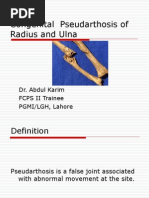 Download Congenital Psudoarthosis of RadiusUlnaClavicleCongenital Dislocation Radial Head by drakkashmiri SN15790808 doc pdf