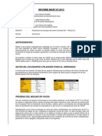 Informe Arranque Molino 4x6