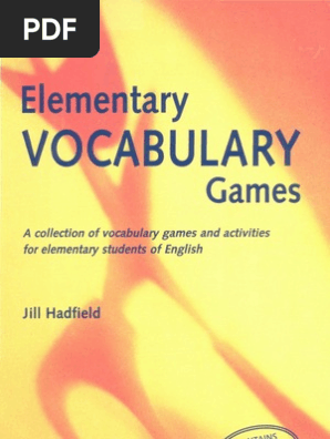 Elementary Vocabulary Games | Pdf