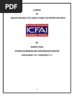 Download Full and Final Micro Finance by nishantbali SN15792568 doc pdf