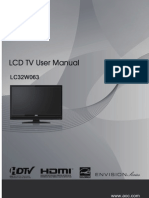 AOC LCD TV LC32W063 User Manual