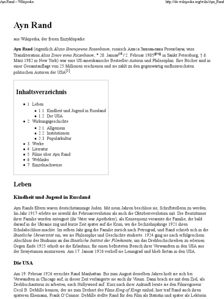Ayn Rand | PDF