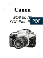 Canon EOS 50E - Manuál V Češtině