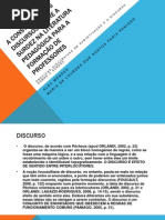 A CONSTRUÇÃO DOS DISCURSOS SOBRE A SURDEZ NA LITERATURA PEDAGÓGICA PARA A FORMAÇÃO DE PROFESSORES