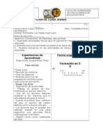 Plan de Clase Diario (Cualidades Fisicas Del Atletismo)