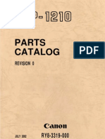 Canon LBP-1210 Parts Catalog