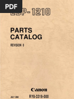 Canon LBP-1210 Parts Catalog