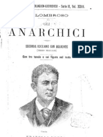 Lombroso Cesare Gli Anarchici 1895