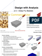 CATIA V5 Design with Analysis - Deep Fry Basket