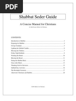 Shabbat Seder Guide