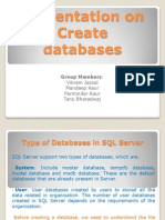 Create SQL Databases