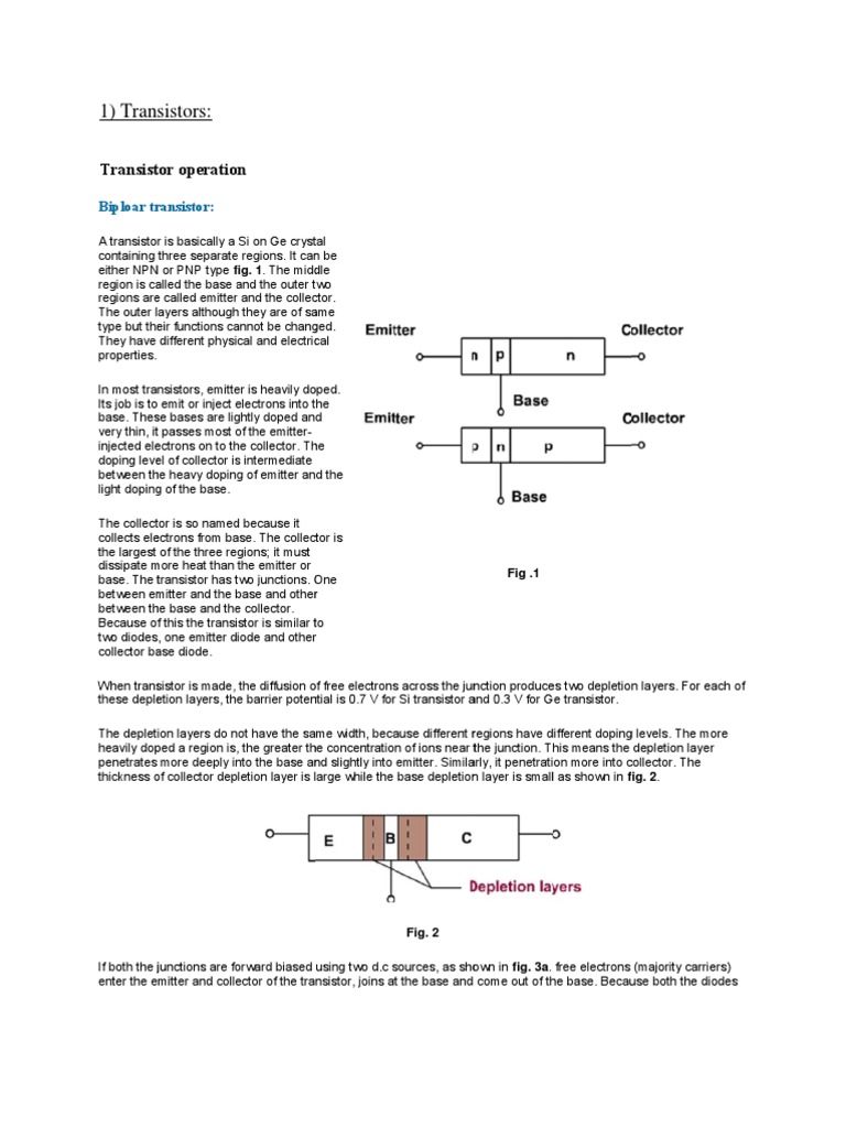 Basic Electronics Notes Mosfet Field Effect Transistor