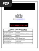Site Master File