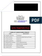 Site Master File