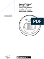 Square D Clipsal 90° Indoor PIR Occupancy Sensor: SLC5751L For Use With Wired C-Bus™ Networks