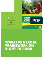 TOWARDS A LEGAL FRAMEWORK ON RIGHT TO FOOD
