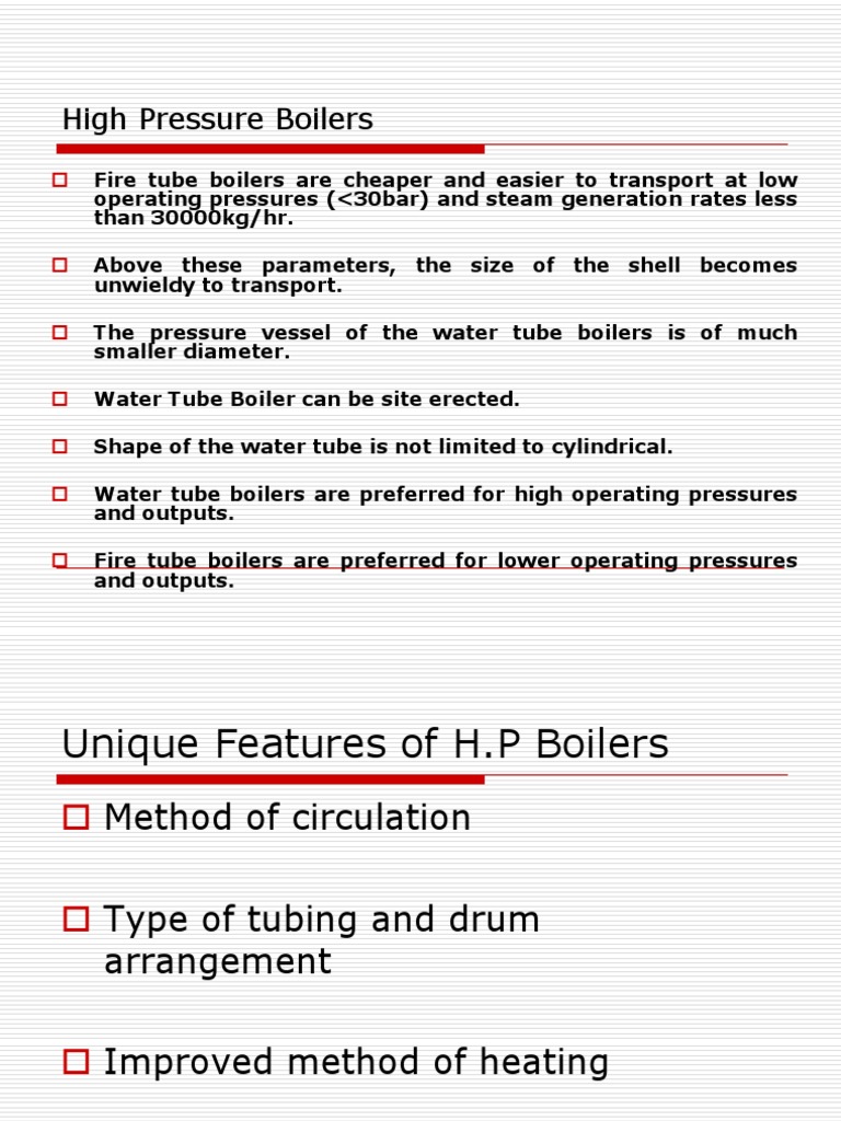 High Pressure Boilers | PDF | Boiler | Steam