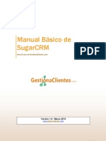 Manual GestionaClientes - Com - SugarCRM CE - V1