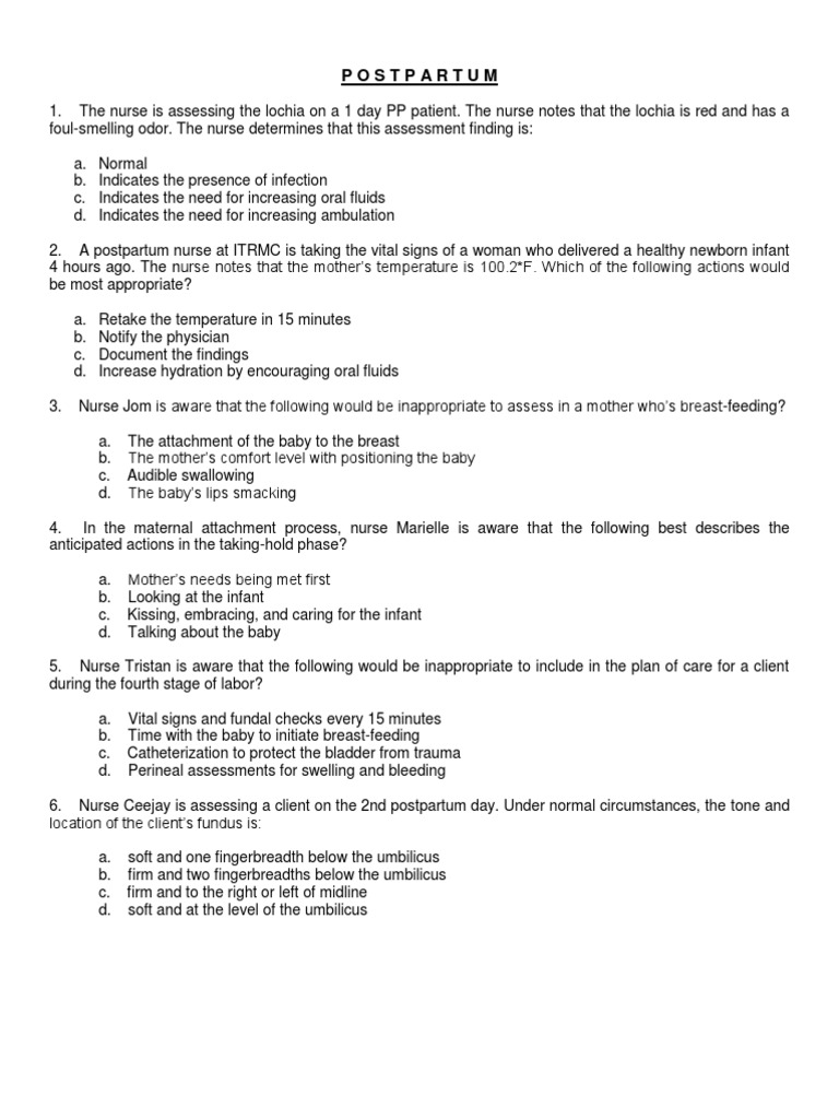 Questions Dr Pdf Childbirth Breastfeeding
